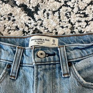 Abercrombie & Fitch Blue High Rise Jeans with Vintage Appeal
